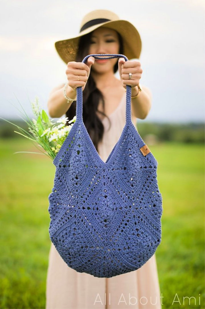50 Crochet Market Bag Patterns - Ideal Me
