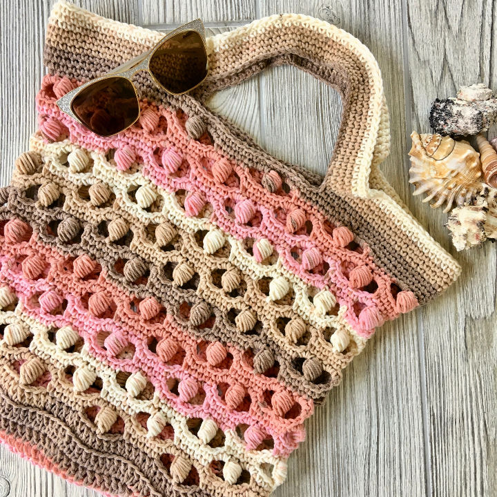 Crochet Rainbow Granny Square Bag Crochet Cute Purse Beach Bags